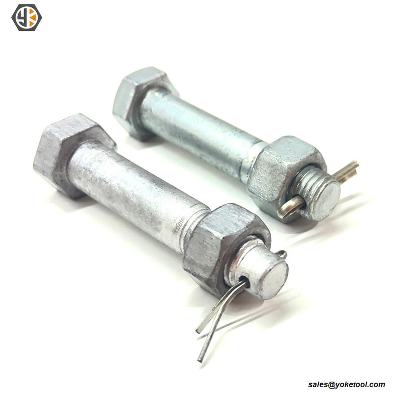 3/8" Hex Head Bolt | Hot Dip Galvanized | 4,250 lbs Tensile | Utility Fasteners