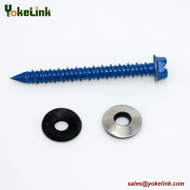Hex Washer Head Concrete Screw Hi-Lo Thread Screws Ruspert Tapcon Screw with washer