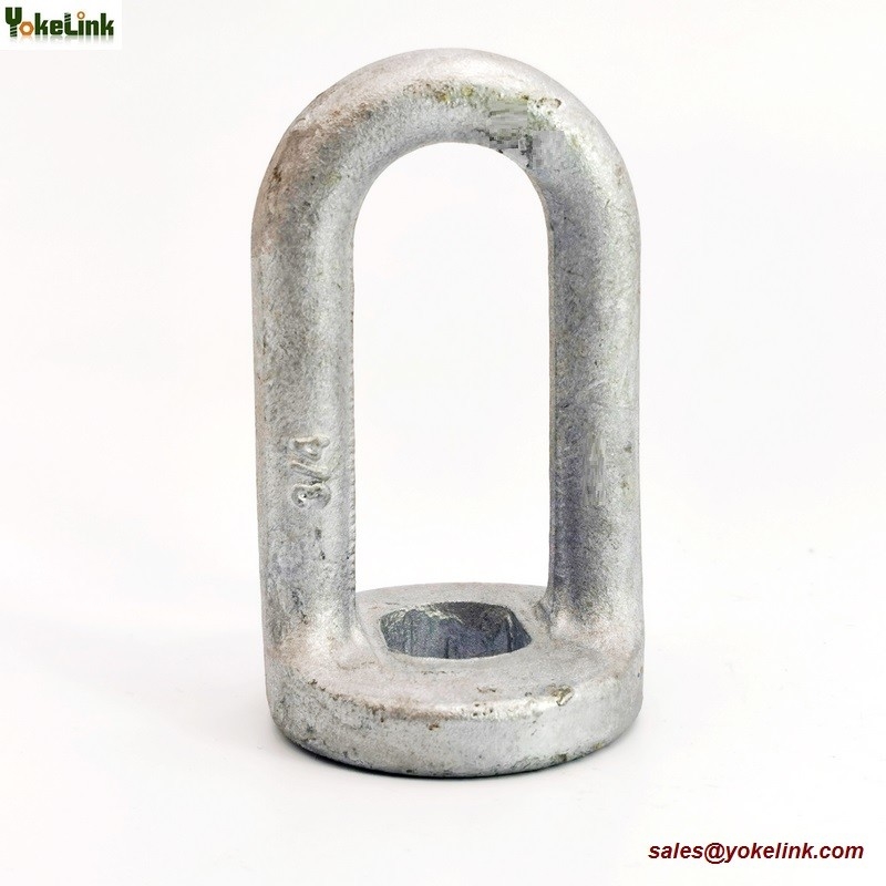 HDG 3/4" Thimble Eyelet 3/4" Forged Bolt Eyelet for Poleline Hardware