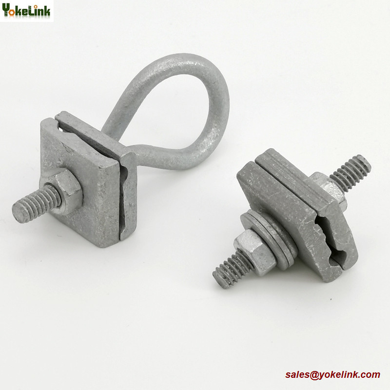 Galvanized D Cable Lashing Wire Clamp 1/4" to 7/16" Strand Cable Lashing Clamp