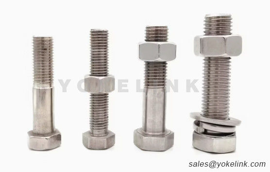 ASTM A193 A320 Cerrojo hexadecimal pesado de acero inoxidable B8 B8M para sujetadores estructurales