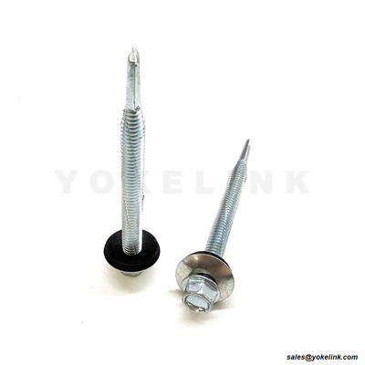 Tornillos autorroscantes para cubiertas con sellado de arandela EPDM